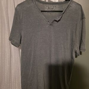 Lucky Brand Men's Heather Gray Short Sleeve Tee